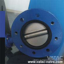 PFA / FEP / PTFE con revestimiento de acero fundido A216 Wcb Wafer Butterfly Valve